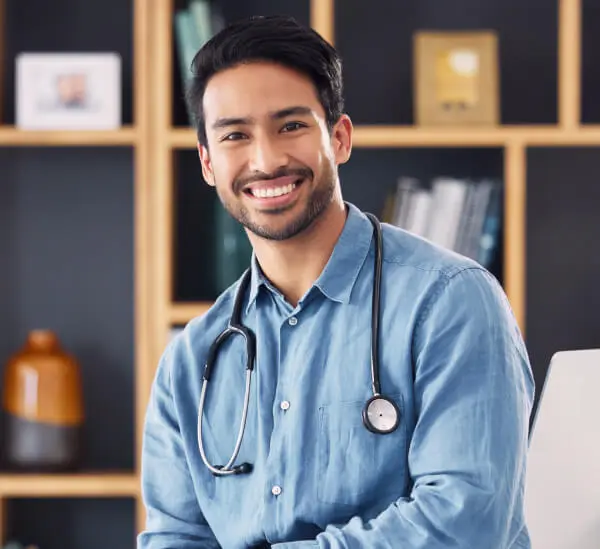 man smiling