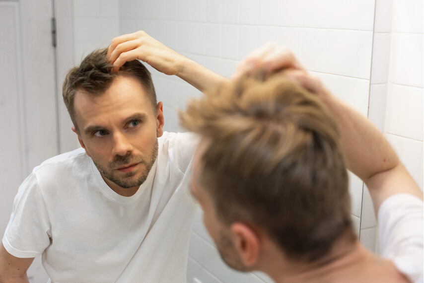 man looking in a mirror (1)